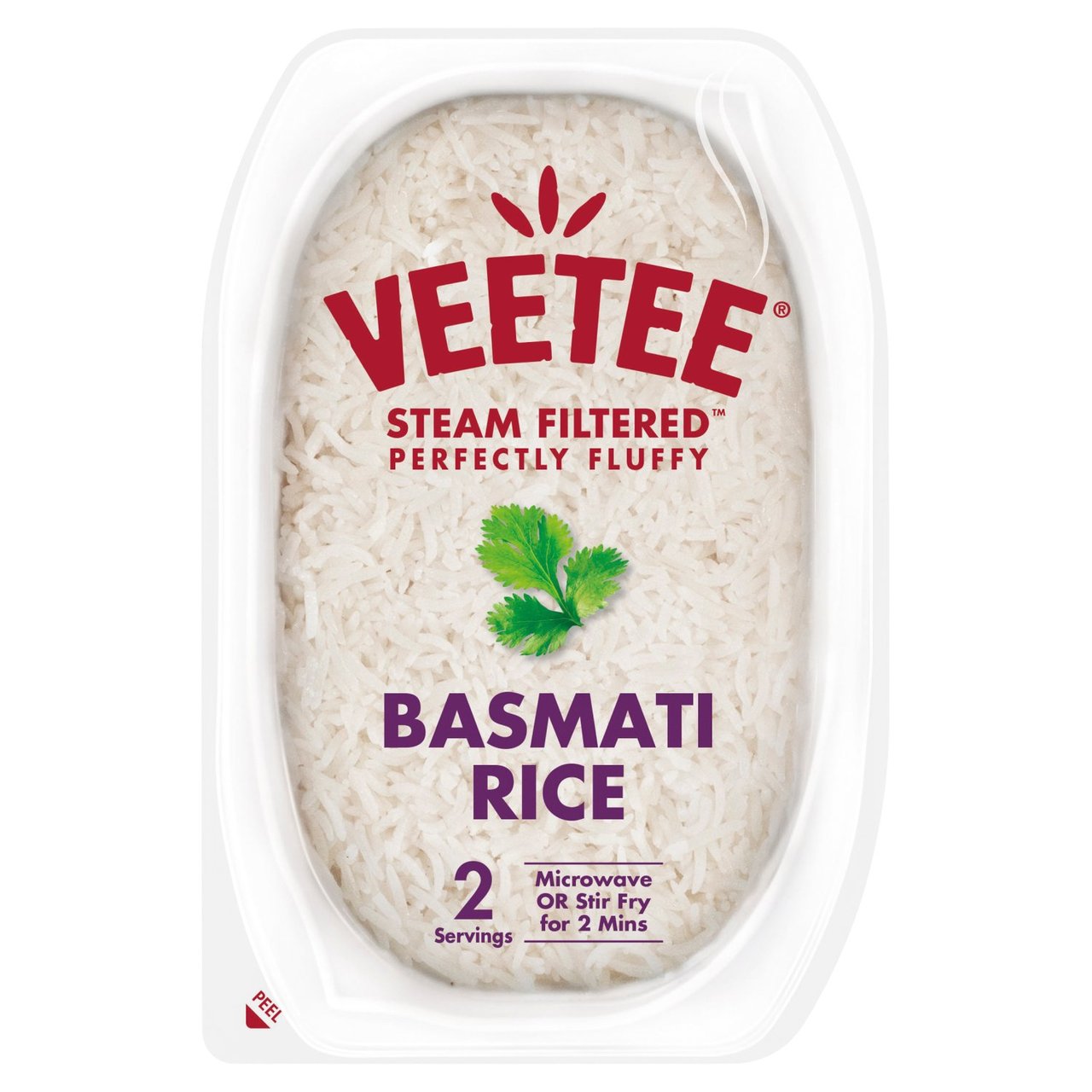 Veetee Heat and Eat Basmati Microwave Rice Tray