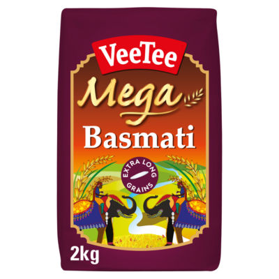 Veetee Mega Basmati Extra Long Premium Rice 2kg