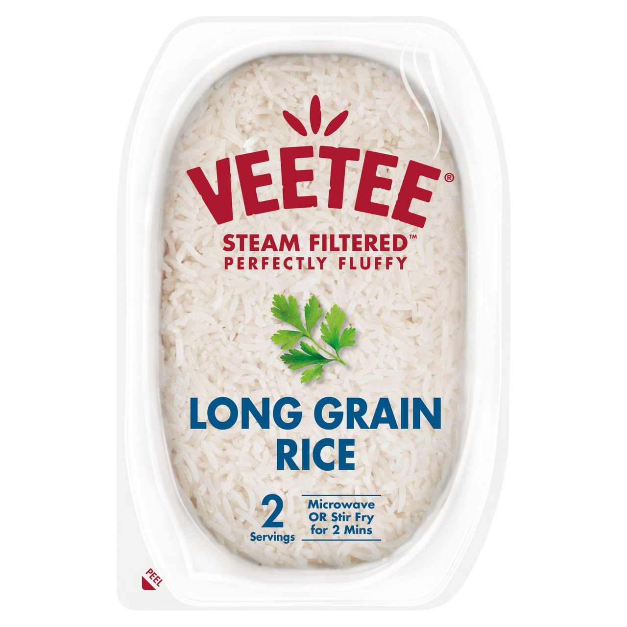 Veetee Heat and Eat Long Grain Rice Tray