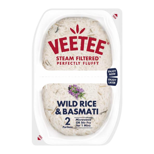 Veetee Heat & Eat Wild Rice And Basmati Pots  2 x 125g