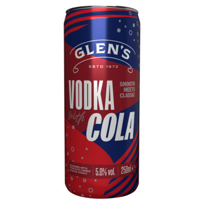 Glens Vodka with Cola