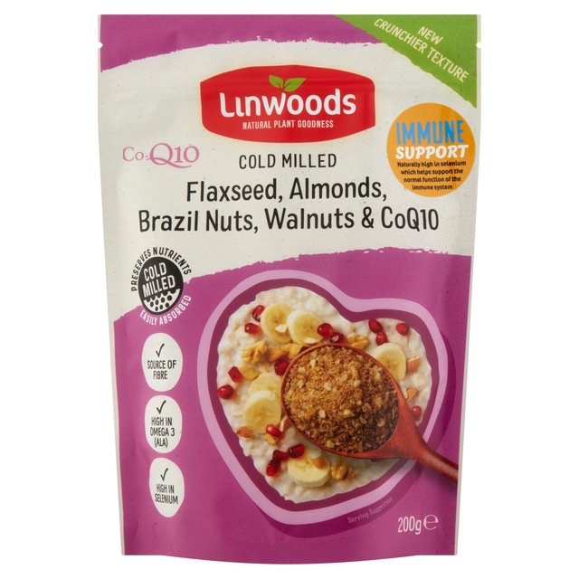 Linwoods Milled CO-Q10, Flaxseed, Almonds, Brazil & Walnuts 