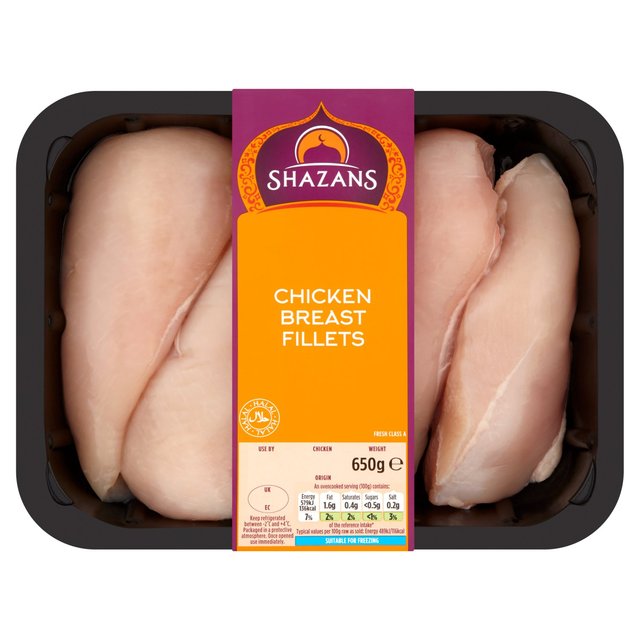 Shazans Chicken Breast Fillets 650g