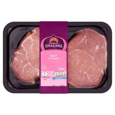 Shazans Beef Steak 340g