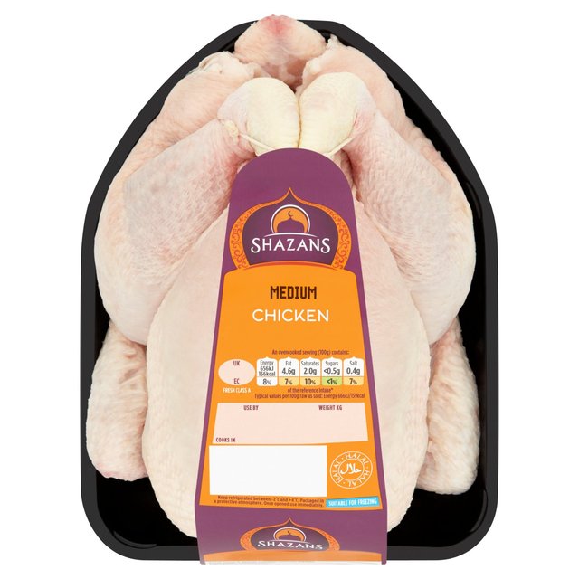 Shazans Medium Wholebird  1.8kg