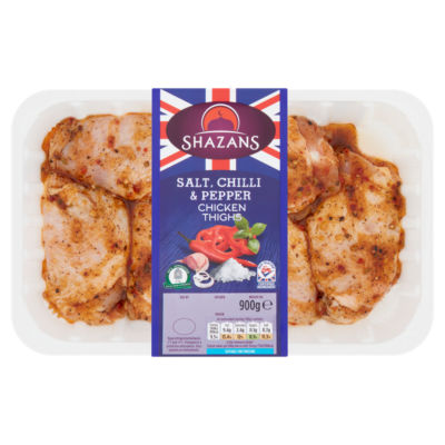 Shazans Salt, Chilli & Pepper Chicken Thighs