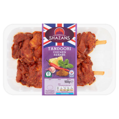 Shazans Tandoori Chicken Kebabs