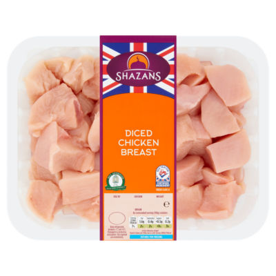 Shazans Diced Chicken Breast 750g