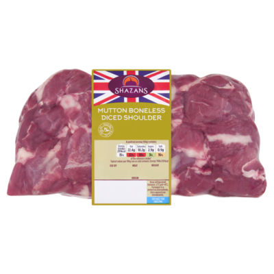 Shazans Diced Mutton Shoulder 750g