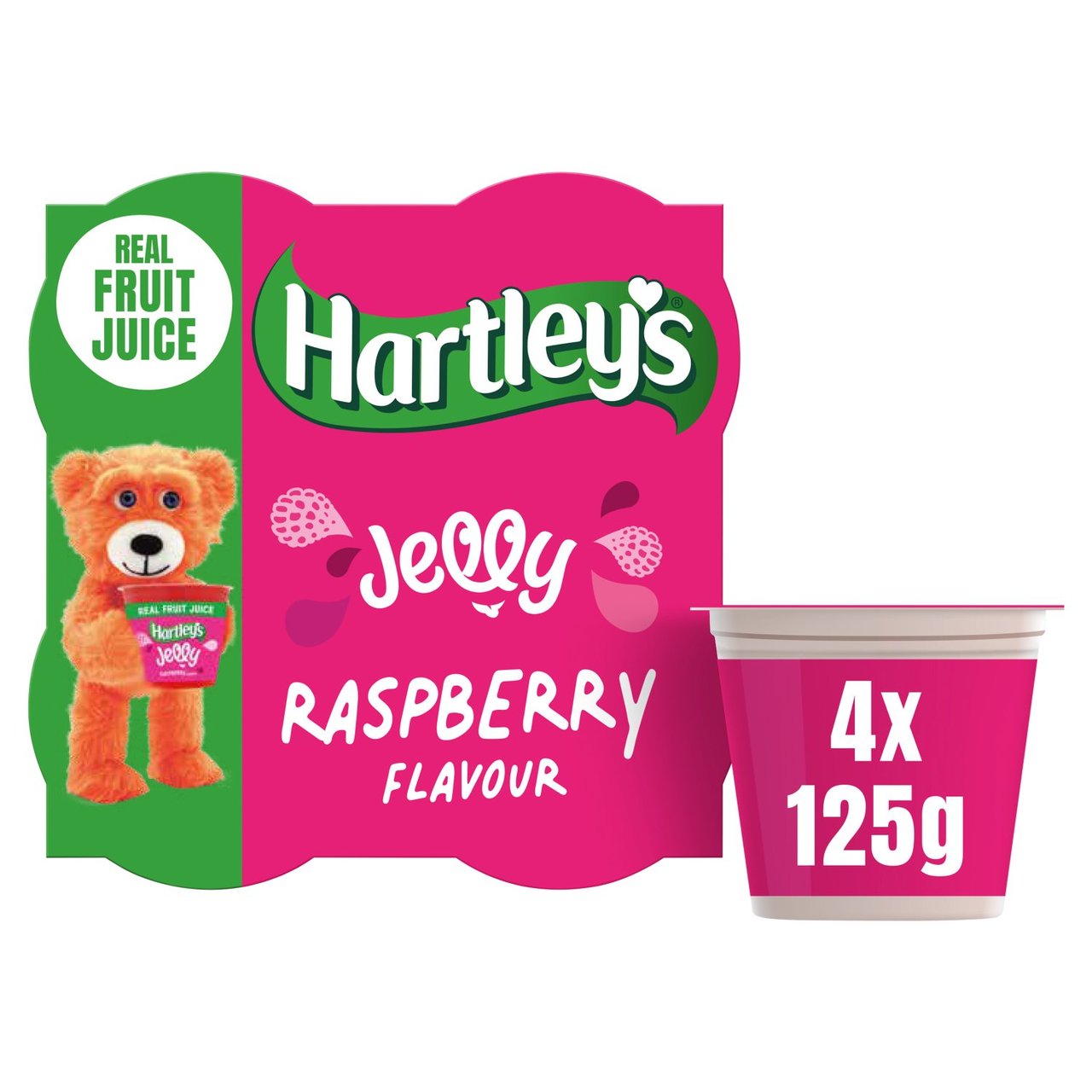 Hartley's Raspberry Jelly 4 x 125g