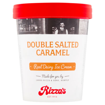 Rizza's Double Salted Caramel Real Dairy Ice Cream