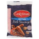 Cookstown Thin Pork Sausages x10 381g