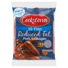 Cookstown 10 Reduced Fat Thin Pork Sausages