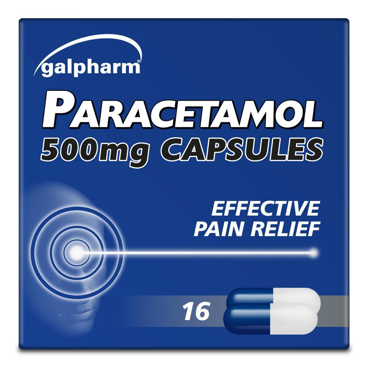 Galpharm Paracetamol 500mg Capsules