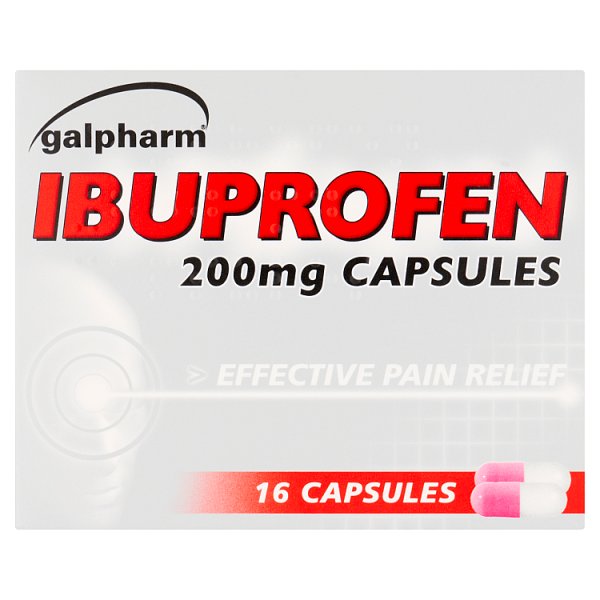 Galpharm Ibuprofen 200mg Capsules