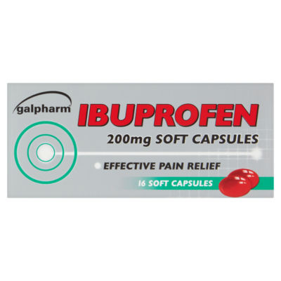 Galpharm Ibuprofen 200mg Liquid Capsules