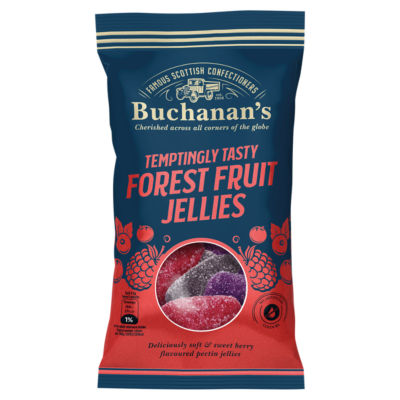 Buchanan's Temptingly Tasty Forest Fruit Jellies 140g