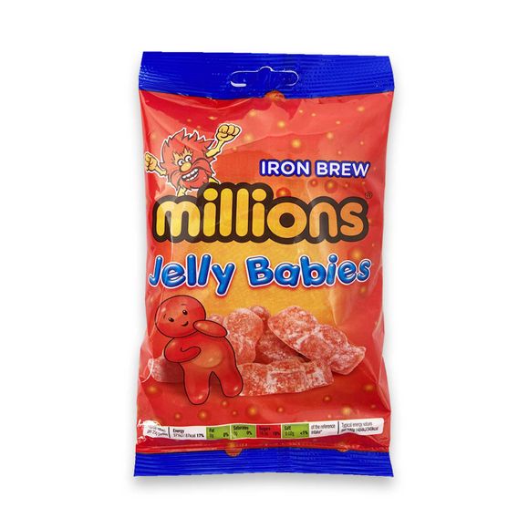 Millions Iron Brew Jelly Babies 200g