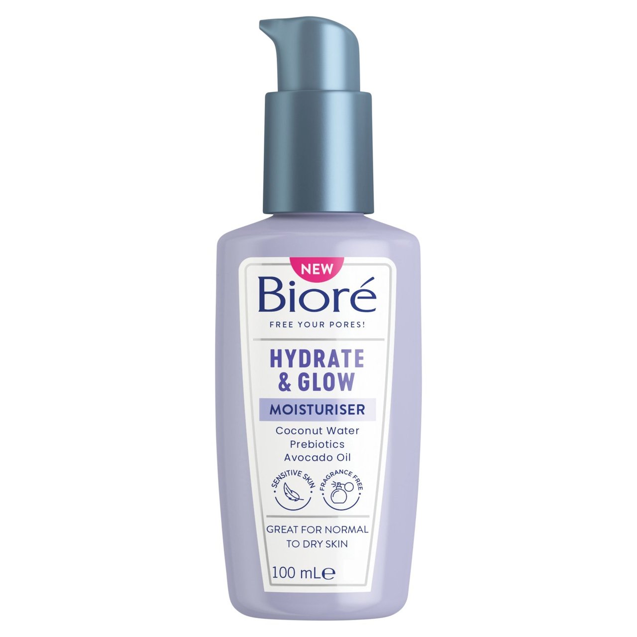 Biore Dewy Hydration Daily Moisturiser for Normal to Dry Skin