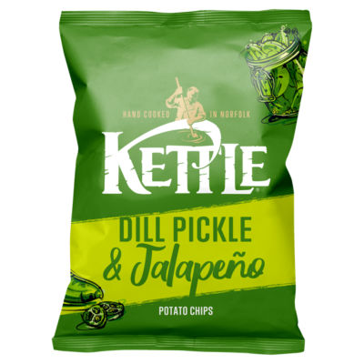 Kettle Chips Dill Pickle & Jalapeno Sharing Crisps  125g