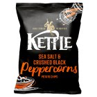 Kettle Chips Sea Salt & Crushed Black Peppercorns Sharing Crisps 130g