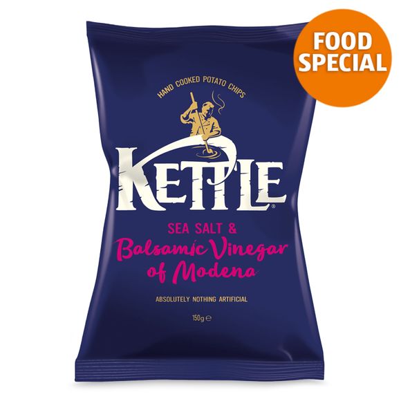 Kettle® Chips Sea Salt & Balsamic Vinegar Of Modena 150g