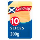 Galloway Red Cheddar Cheese Slices 200g