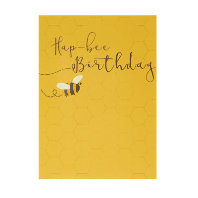 George Home Bee Birthday Card