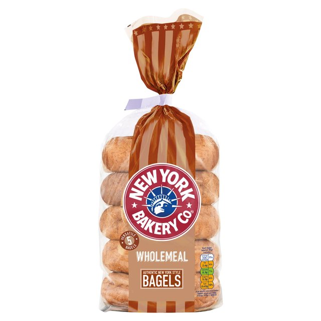 New York Bakery Co Wholemeal Bagels