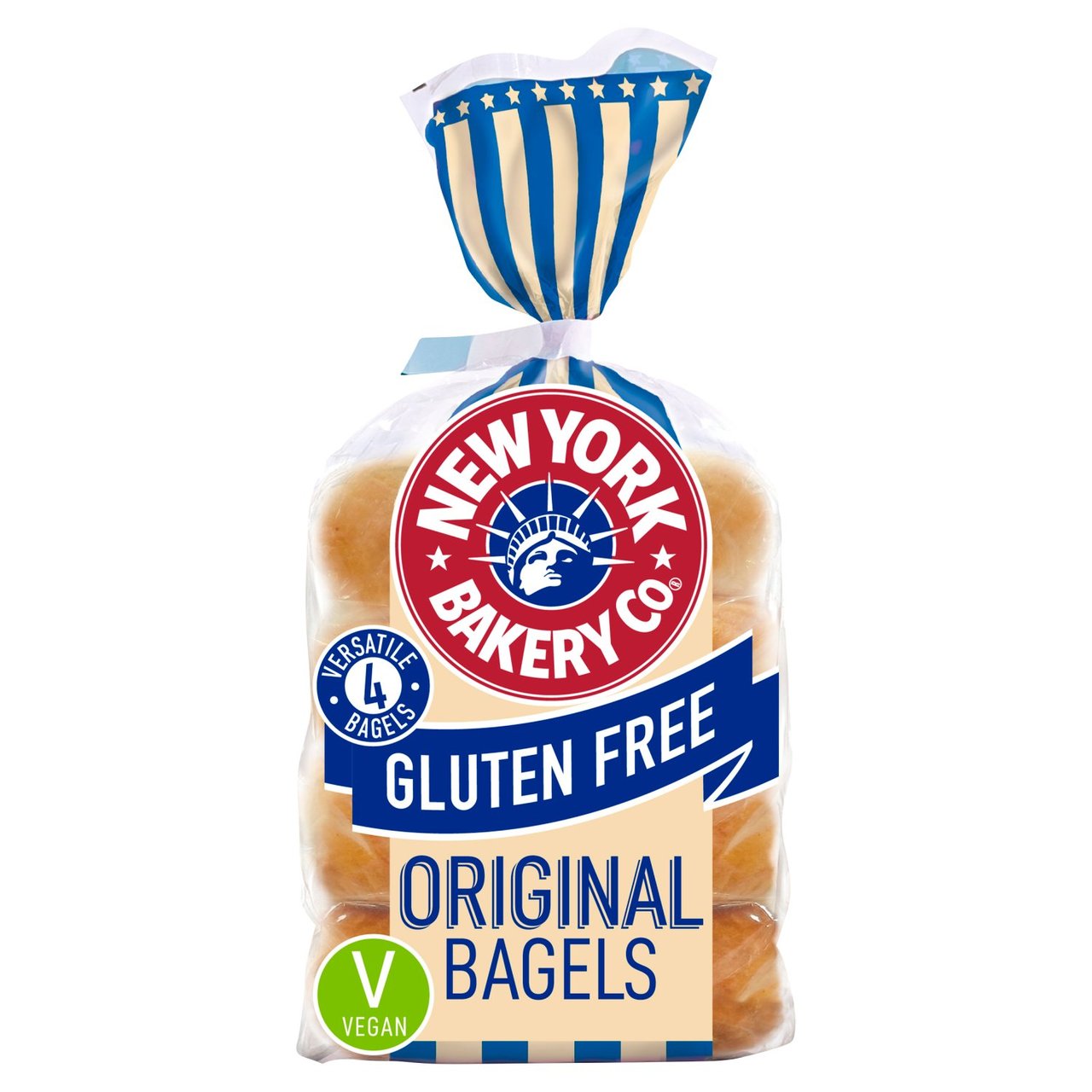 New York Bakery Co Gluten Free Original Bagels 4 per pack