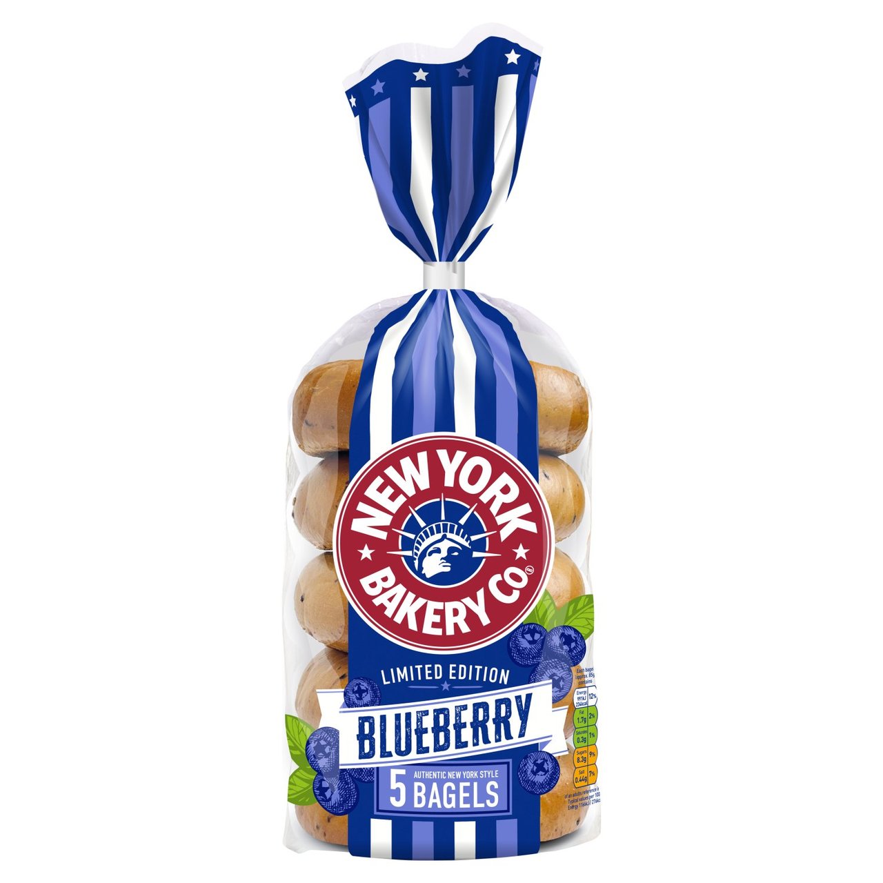 Nyb Blueberry Bagels Limited Edition 5 per pack