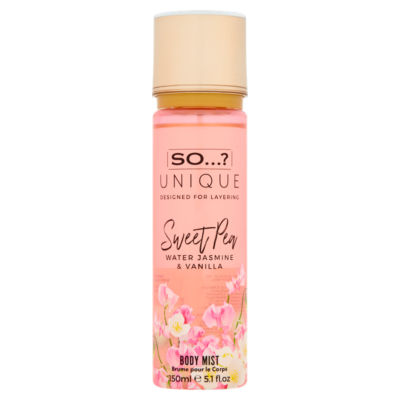 So Unique Sweet Pea Body Mist 150ml