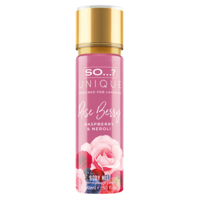 So...? Unique Rose Berry Raspberry & Neroli Body Mist