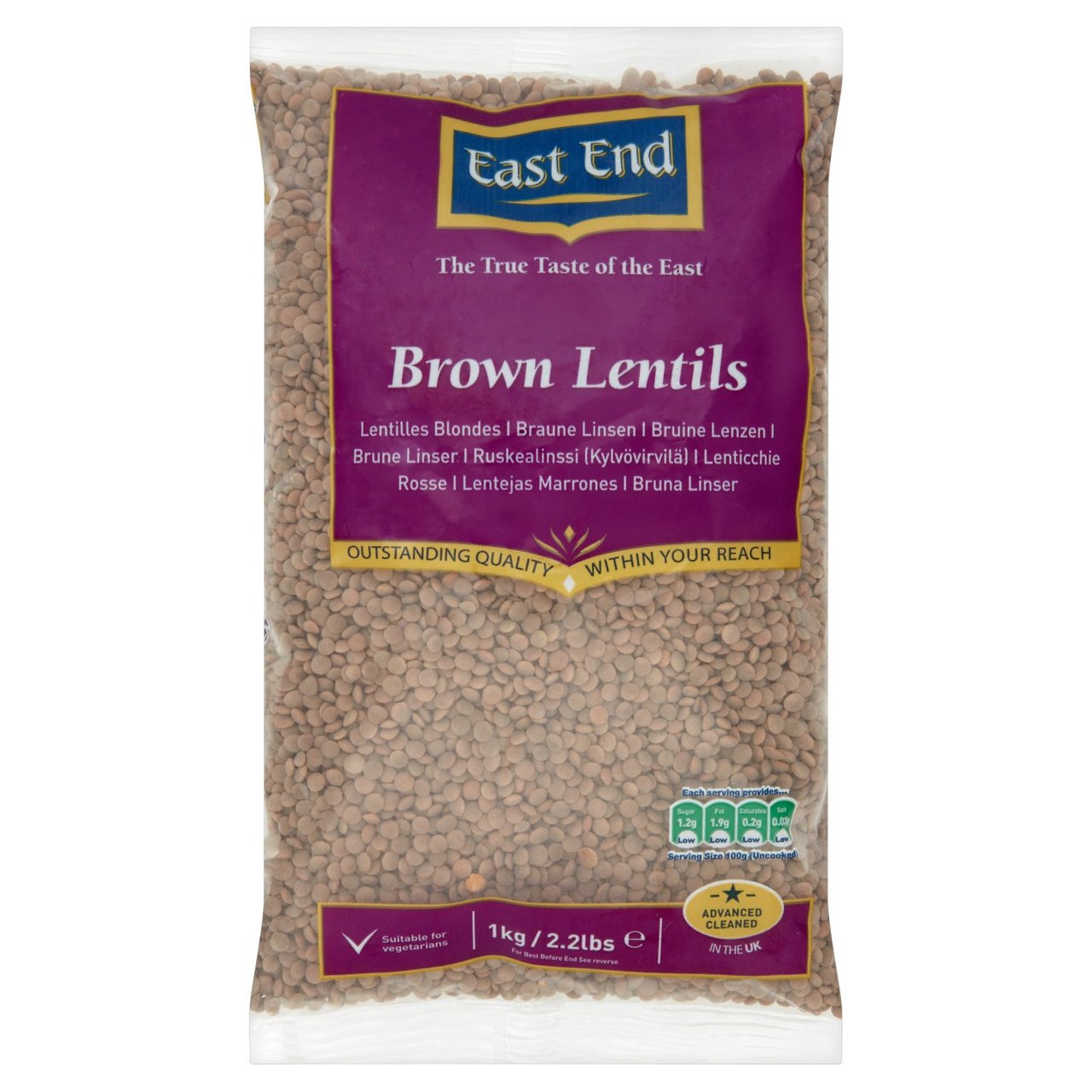 East End Brown Lentils