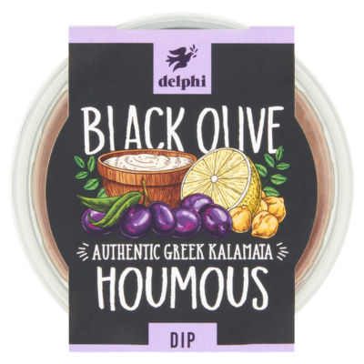 Delphi Black Olive Houmous with Olive Oil