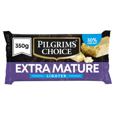 Pilgrims Choice Lighter Extra Mature Cheddar 350g