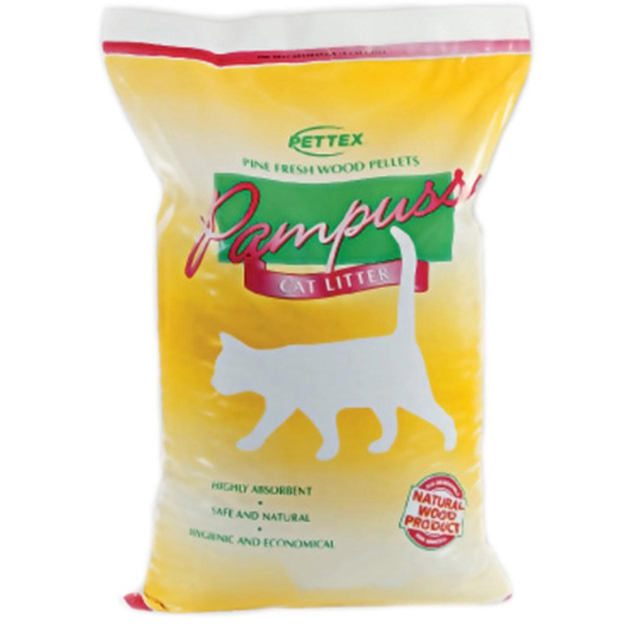 Pettex Pampuss Wood Base Non-Clumping Cat Litter