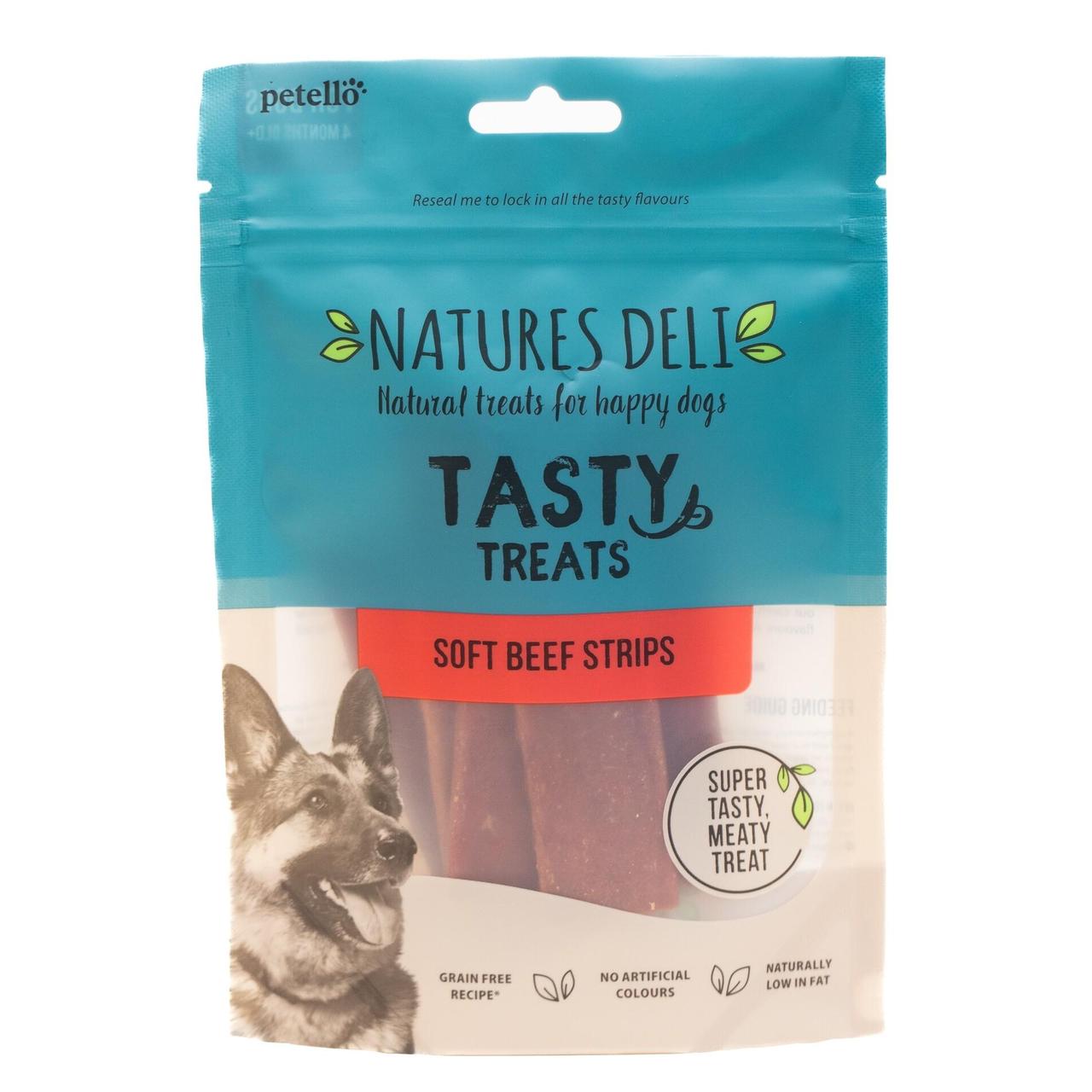 Natures Deli Soft Beef Strips Dog Treats