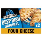 Chicago Town 2 Deep Dish Four Cheese Mini Pizzas 2x155g