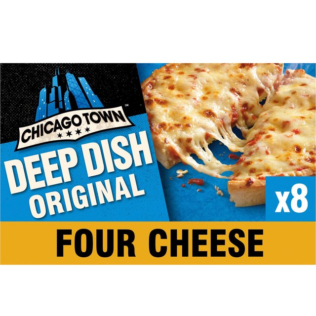 Chicago Town Deep Dish Four Cheese Mini Pizzas  148g