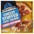 Chicago Town Cheesy Stuffed Crust Pepperoni Pizza 640G