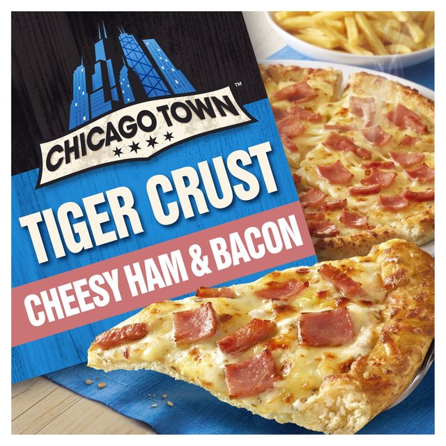 Chicago Town Tiger Crust Cheesy Ham & Bacon Pizza