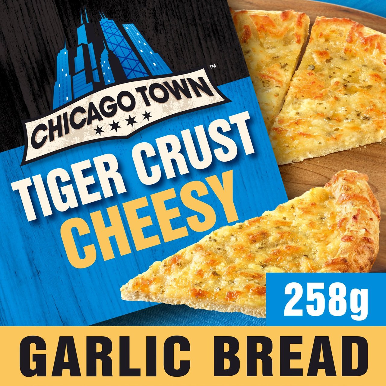 Chicago Town Tiger Crust Garlic Bread Cheesy