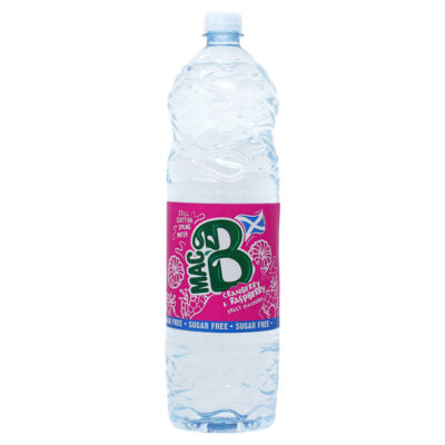 Mac B Sugar Free Still Cranberry & Raspberry Fruit Flavoured Scottish Spring Water