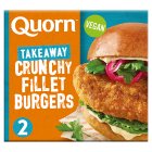 Quorn Takeaway Crunchy Fillet Burgers 190g