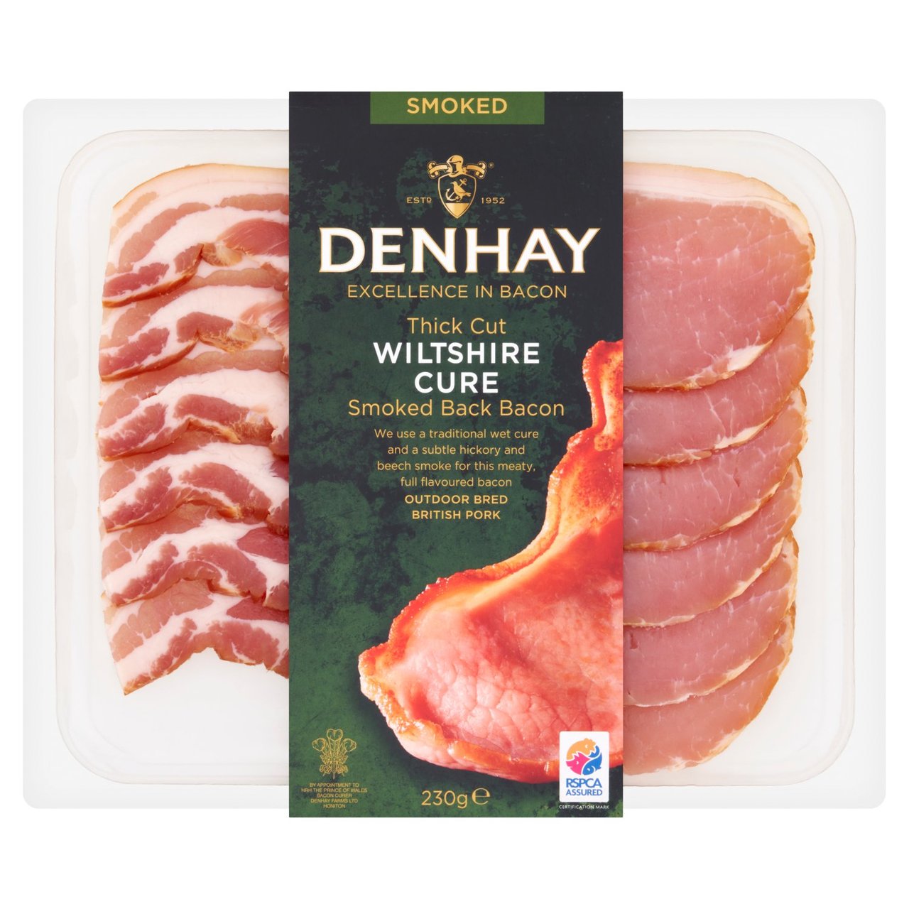 Denhay Wiltshire Cure Smoked Back Bacon