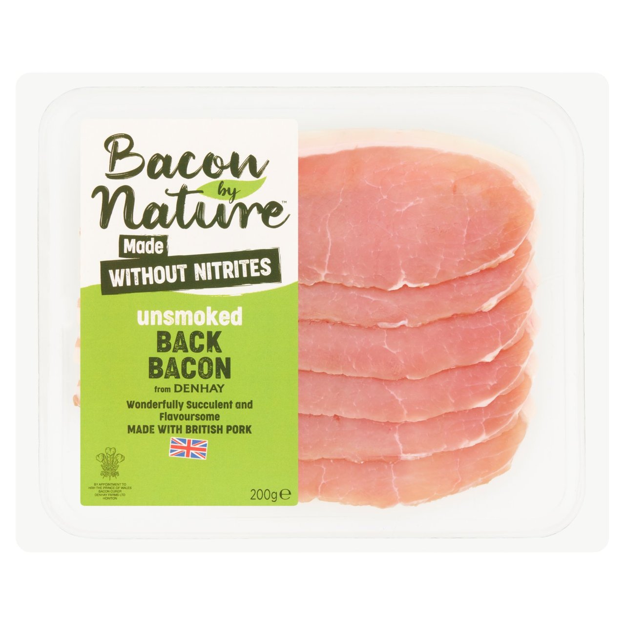 Denhay Bacon By Nature Unsmoked Back Bacon