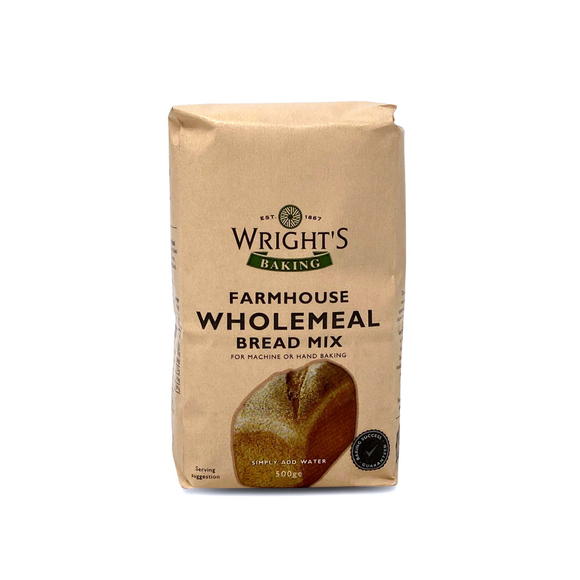 Wright's Baking Farmhouse Wholemeal Bread Mix 500g