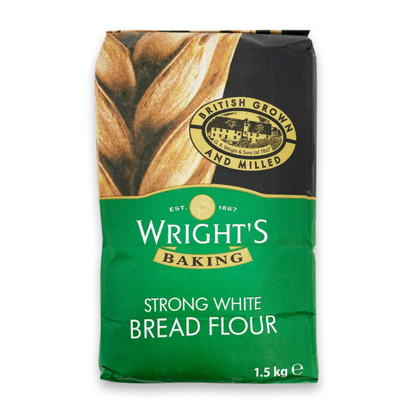 Wright's Baking Strong White Bread Flour 1.5kg