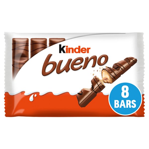 Kinder Bueno Milk And Hazelnuts Bars (172g) 4x43g